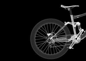 Naklejka premium Mountain Bicycle sport