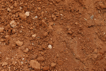 background of red clay
