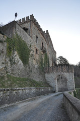 Fototapeta na wymiar Tabiano Castello village in Tabiano Terme