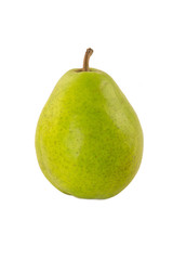 Green Anjou Pear isolated on a white background. Food series. © Garmon