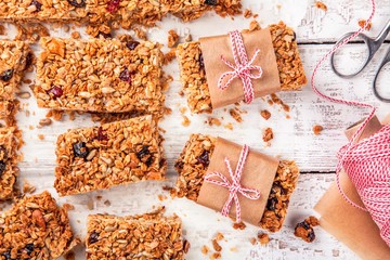 homemade protein granola bars