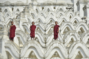 Novices in Myanmar