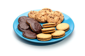 Cookies on plate