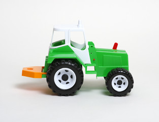 Toy car isolated on white