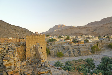 Fototapeta premium Image of ruins on Jebel Akhdar in Oman