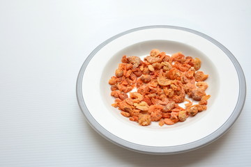 dried shrimp in dish