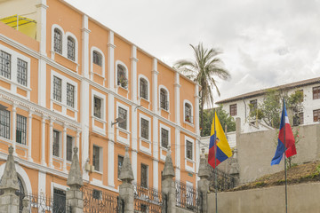 Architecture of Historic Center of Quito Ecuador
