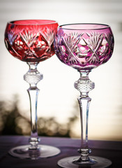 Weingläser Römer bunt