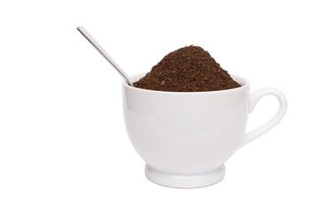 Coffee Grounds In Mug