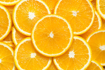 Orange slices background - 107001513