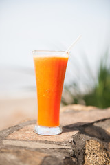 Healthy tropical drink