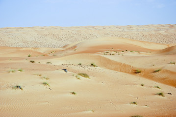 Landscape of Empty Quarter, Rub al Khali Desert, Oman