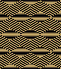 seamless art deco triangle spiral pattern.
