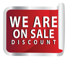 discount sale stickers vector