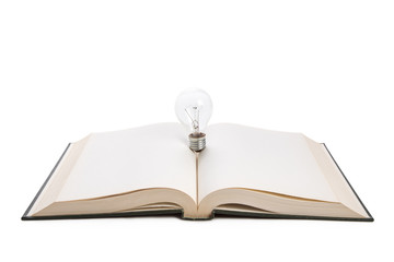 book and light bulb