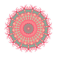 Obraz premium Mandala Line Template