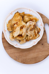 Served grilled chicken white meat