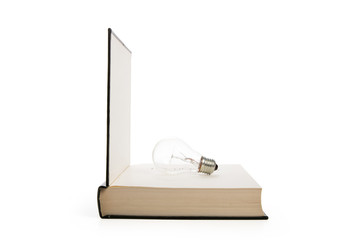 book and light bulb