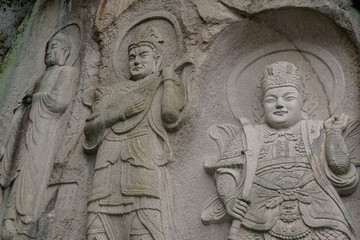Seokbulsa temple statues