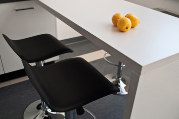 Bar in the kitchen for modern office