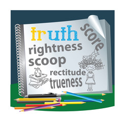 motivational slogan collage vector