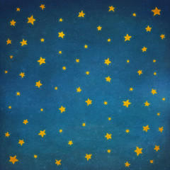 Stars at night  sky ,background  illustration art