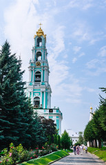 Obraz premium Bell tower. Holy Trinity-St. Sergiev Posad. Moscow region