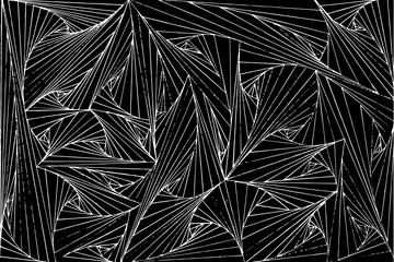 White cobweb of spider on black abstract background  illustratio