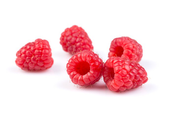 raspberry isolated on white background