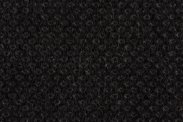 Fototapeta premium Black plain fabric, textile
