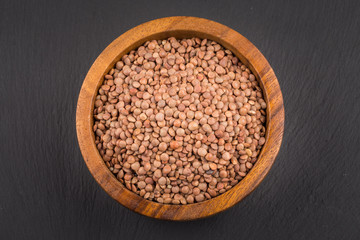 Lentils Isolated on White Background