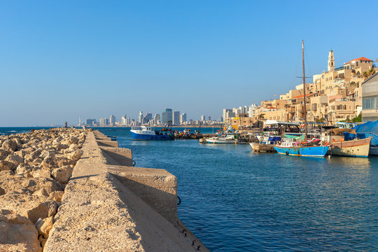 View of old Jaffa, Israel.