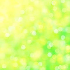 soft bokeh background in green, white and yellow
