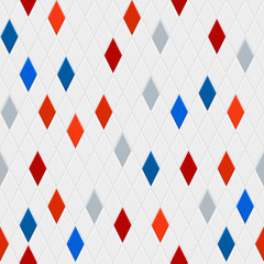 Seamless pattern of small rhombuses
