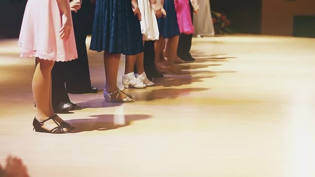 children  go on stage crowd dancing ballroom dancing feet concert 