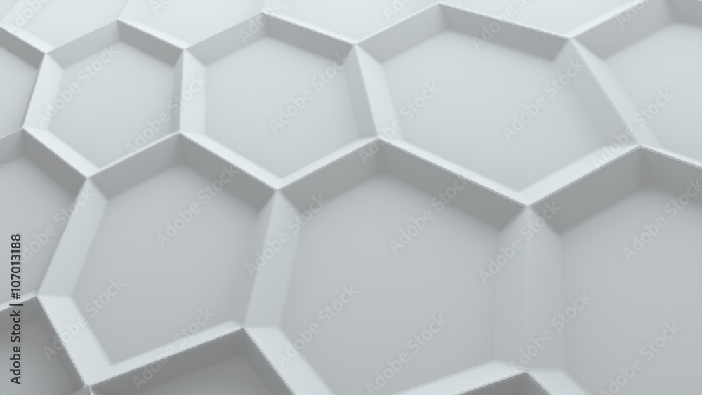 Poster abstract 3d background with repeating pattern