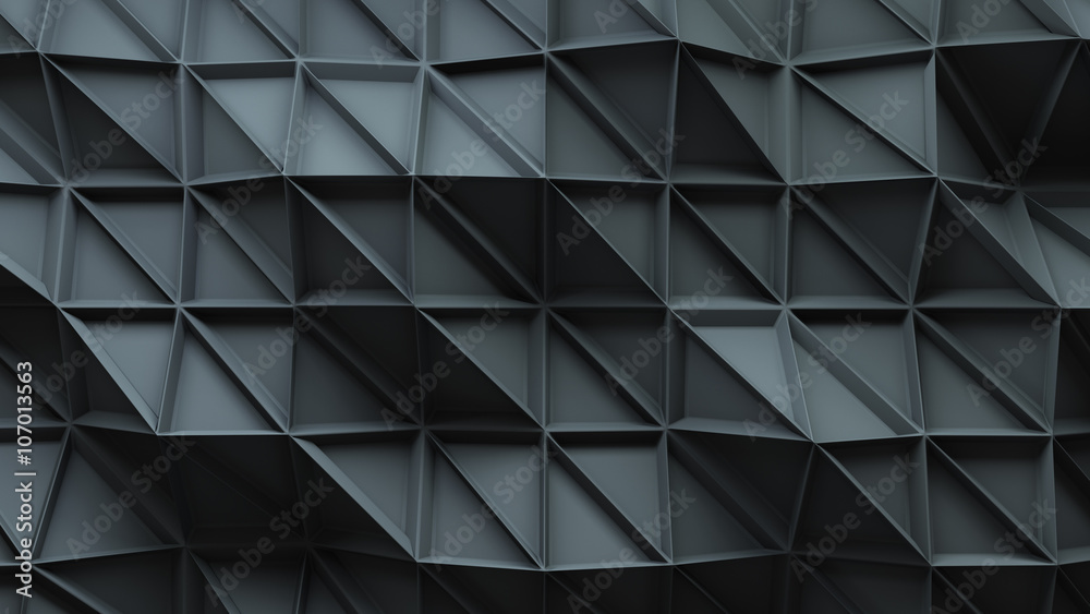 Poster abstract 3d background with repeating pattern