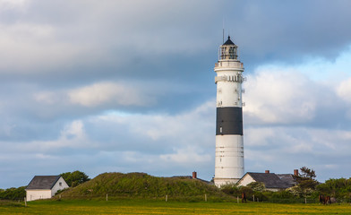 Der Leuchtturm
von Kampen auf Sylt.