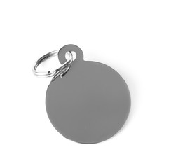 Round pet charm, isolated on white