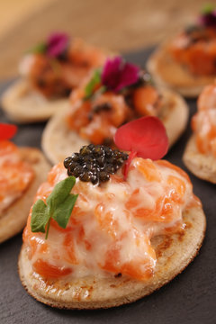 Cured Salmon Trout Canape