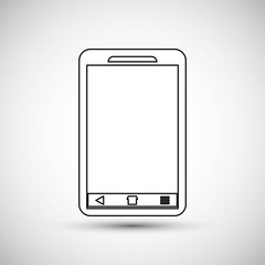Smartphone icon design , vector illustration