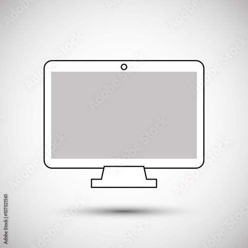 "Computer icon design , vector illustration" Stock image and royalty