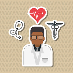 Doctor icon design , vector illustration