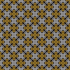 Seamless Art Deco rope cord knot background texture pattern