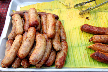 fried sausage