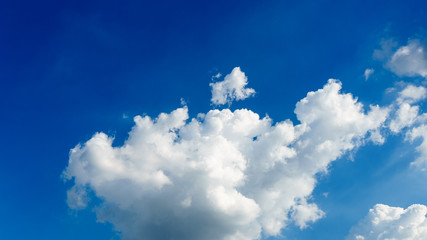 Beautiful clouds in blue sky