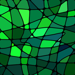 abstract vector stained-glass mosaic background