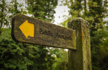 Public Footpath Sign