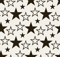 star, seamless pattern, background, vector