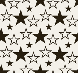 star, seamless pattern, background, vector